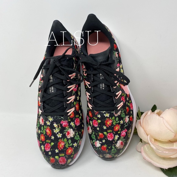 Nike Air Zoom Pegasus 36 VF GS Black Flower Women - Picture 4 of 12